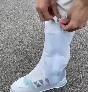 Heavy Duty Rainproof Shoe Covers Thickened PVC Boot Protection C2