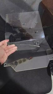 Cover Downdraft VARIO 125/150 NEW Pelindung Throttle Body Akrilik Sekat Bagasi Motor VARIO 125 150