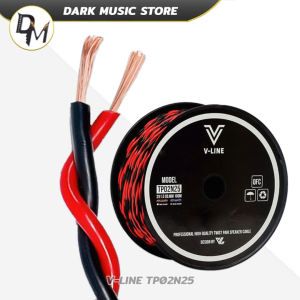 V-LINE สายลำโพง แบบเกลียว TP02N25 ทองแดง OFC 2x2.5 mm สายสัญญาณ ลำโพง เครื่องเสียง VL Audio Speaker Cable