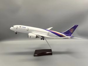 Mô Hình Máy Bay Đồ Chơi Thai Airways 787 B787 Tỷ Lệ 1:144 47CM Có Bánh Xe Đèn Hoạt Động Dành Cho Người Từ 14 Tuổi Trở Lên