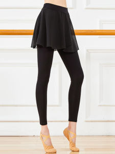 ผู้หญิง Square Dance Modal Integrated Yoga กางเกง การสอบศิลปะบัลเล่ต์ ความยาวเก้าเท้า พรางหุ่น เอวกลาง กางเกงขายาว ชุดออกกําลังกาย