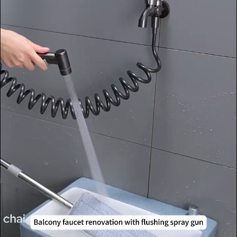 Handheld 4 in 1 Bidet Sprayer Toilet Spray Gun Multi functional faucet High Pressure Spray