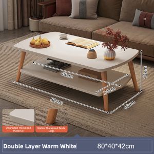 Sleek and Minimalist Side Table for Small Spaces Living Room Bedroom Simple Rented House