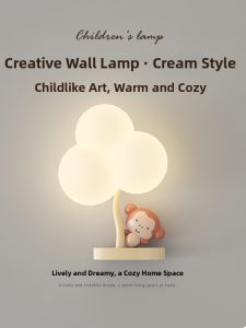 OUCHAO | Simplicity Modern Cartoon Smart Eye-Protection Full Spectrum Wall Light for Bedroom