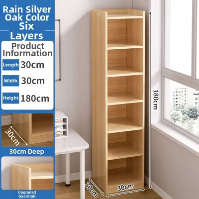 Space-saving Bookshelf for Home Use Narrow Corners