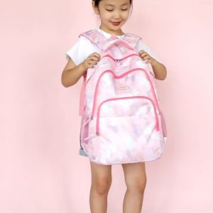 School Backpack for Women Teenagers Waterproof Girls Backpacks Korean Style Harajuku Style Color Change Gradient Galaxy Fading Fashion School Bags for Book Laptop Computer Anti-theft Travel