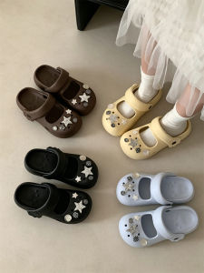 XIXITIAO | Y2k Star Pattern Mary Jane Clog Sandals