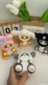 Gantungan Kunci Boneka Kucing Mofusand Keychain Keyring Lucu Imut Gantungan Tas Boneka