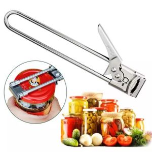 Dụng cụ mở nắp chai đa năng bằng thép không gỉ có thể điều chỉnh mở nhiều cỡ chai hộp