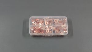 70PCS Skun Soket Konektor Terminal Gepeng Tembaga Murni kabel Cable Lug Terminal Insulated Baterai Kabel Konektor