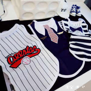 Áo Vest Mùa Hè Mỏng Cho Chó Mèo Teddy Bichon Schnauzer Dễ Thương Thời Trang Thường Ngày Bằng Vải Cotton Pha Polyester