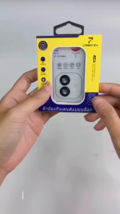 cxshop ฟิล์มกันรอยกล้อง ตัวป้องกันเลนส์แบบมีบล้อกช่วยติด สำหรับIphone 16E 16 15Pro 11/12/12MINI 14/14PLUS