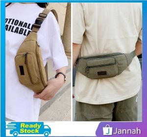 Jannah Beg Pinggang Bahu Jinjing Silang Lelaki ( Sport Chest Waist Crossbody Men Women Pouch Sling Bag  ) 5W2