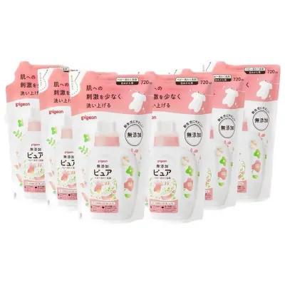 Pigeon Japan Baby Pure Laundry Detergent Refill 720ml x 6/1440ML x 3
