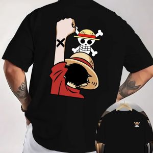 Bandai | Trendy Brand Graphic Print Short Sleeve T-Shirt MenS Summer New Casual Versatile Top