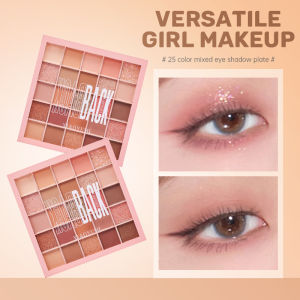 25 Warna Eye Shadow Plate Pearlescent Matte Campuran Eye Shadow Plate Retro Warna Bayangan Mata -💖Catherine