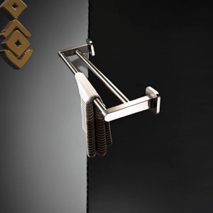Rak Gantungan Handuk Double Minimalist Towel Holder