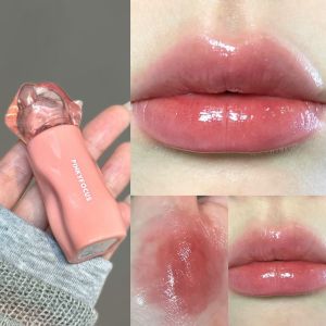 CAPPUVINI | Pinkyfocus Glossy Mirror Lip Gloss Hydrating Juicy Nude Lip Tint Long Lasting Daily Natural Makeup for Spring Summer Cosmetic