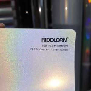 LASER RAINBOW WHITE Car / MC Wrap Sticker