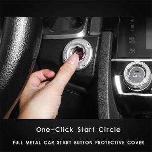 Auto Car Engine Push Start Stop Button Cover Proton Perodua Honda Nissan Mazda Kia Ford Decoration Accessories