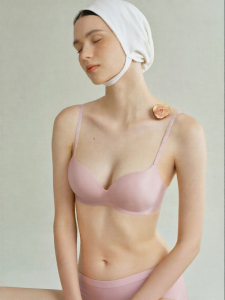 SUJILIANGPIN | Low-cut Thin Cup Small Breast Slightly Gathering Seamless One-piece Bra