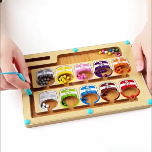 JoyToy Color Classification Mainan klasifikasi Warna Maze / Mainan Sorting Warna Magnet Kayu / Pengenalan Warna Jumlah berhitung 