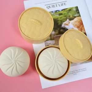 Squishy Steam Bun Bread Food With Artificial Fragrance Smell Children Toys Anxiety Stress Ball Stress Relief Soft Toy