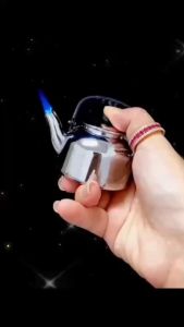 BẬT LỬA HÌNH ẤM NƯỚC LỬA KHÈ XÀI GAS