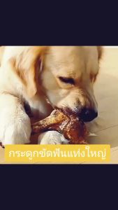 กระดูกขัดฟันสุนัข กระดูกอบไร้มัน ขนมขัดฟันสุนัข ของแทะเล่น พร้อมส่งในไทย 25เซนติเมตร