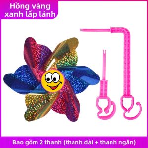 CYLION | Đồ Chơi Ngoài Trời Cối Xay Gió Màu Cầu Vồng Quay