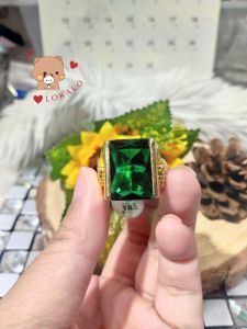 (Có Video) Nhẫn Nam Phong Thủy 03 Màu Đá (Hoả Mộc Thủy) Mạ Vàng Cao Cấp Lokalo - Đeo May Mắn Làm Việc Thuận Lợi 12922