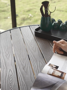 ชุดโต๊ะกลางแจ้ง โต๊ะกลม 2/4 ที่นั่ง สวน เฟอร์นิเจอร์ โต๊ะ และเก้าอี้กลางแจ้ง ทนแดด ทนฝน เฟอร์นิเจอร์กลางแจ้ง