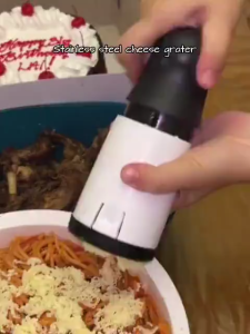 Portable Manual Cheese Grinder Mill Quick Grating and Slicing Cheese Shredder Chopper and Kitchen Grinding Tool