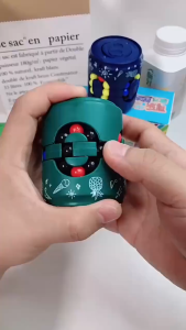 Puzzle Cube Magic Spinner Can Magic Bean Rotating Fidget Cube Fidget Spinner Adult Stress Relief Toy