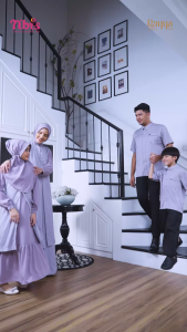 NIBRAS SARIMBIT 2026 ELDIA LAVENDER MIST TERBARUU GAMIS & KOKO KELUARGA KEKINIAN LEBARAN TERMURAHH