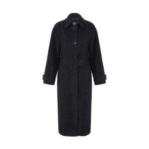 Wool Silk Cashmere Blend Lightweight Coat