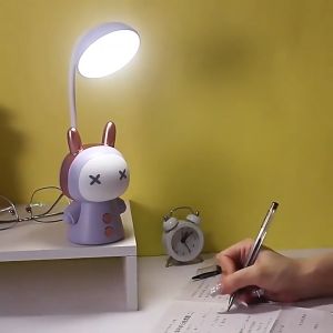 HANGDIAN  【Miễn phí vận chuyển】Đèn Bàn Led Bán Sỉ Đèn Bàn Bảo Vệ Mắt Sạc Gấp Gọn Học Tập Đèn Bàn Học Sinh Trẻ Em Đèn Ngủ Đèn Cạnh Giường