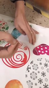 Decal noel 45X60CM 2025 Có Keo dán cửa kính Phụ kiện trang trí giáng sinh Decal dán tường giáng sinh QT902
