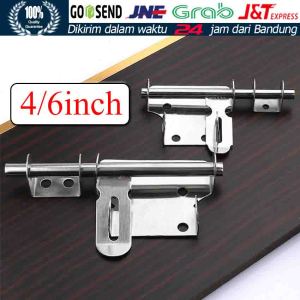 【Grosir Murah】Slot Pintu Silver 2inci | Jendela Plat Tebal Grendel 2 Inch Inci | Barel Bolt