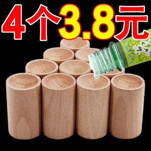 Natural Wooden Cylinder Mosquito Repellent Aromatherapy Home Decorations Car ener Closet Essential Oil Diffuser