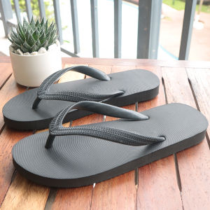 Dép Xỏ Ngón Thời Trang Mùa Hè Chống Trượt Ngoài Trời Đế Bằng Đế Cao Su Thoải Mái Thoáng Khí Cho Nam Đi Biển