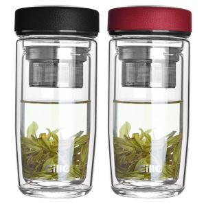 CILLE | Double Layer Design Tea Separation Glass Cup