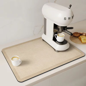 VIKAMA Kitchen Draining Pad Water-Absorbing Quick-Drying Anti-Slip Silica Gel Tableware Cups Coffee Machine Mat Home Decoration