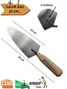 Sendok/cetok semen GALUR ASLI 25 cm