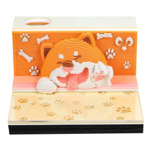 Cultural Creative 3D Paper Carving Desk Calendar