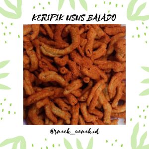 SNACK KILOAN KERIPIK USUS BALADO 250 GRAM | CEMILAN MURAH MAKASSAR