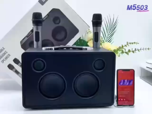 ( Loa Hàng Bãi Mỹ Full Box ) Loa Công Xuất Lớn - Loa SUB Hàng Bãi Loa Hát Rong Loa Karaoke Bluetooth KIMISO M5503 PRO Đa Dạng Cổng Kết Nối Tiện Lợi Hỗ Trợ Kết Nối Qua Bluetooth Cổng USB Cổng AUX Khe Cắm Thẻ Nhớ TF Pin Trâu