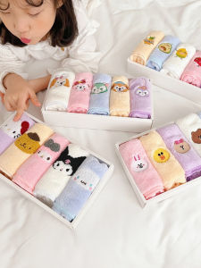 Disney Star Darla Khăn Mặt Thấm Nước A-class Baby Bé Gái Dùng Tại Nhà Bộ Khăn Mặt Bộ Quà Tặng Hộp Quà Tặng Khăn Mặt Trẻ Em