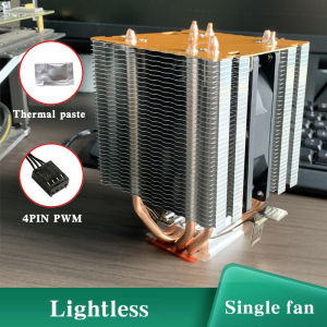 X99 Processor Cooler 4pin PC Tower Heatsink 4 Heatpipes for Intel LGA 1700 1366 1200 115X 2011 X79 AMD AM4 AM5 Ventilador
