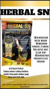 HERBAL SN 35 GRAM - ayam sehat dan kuat